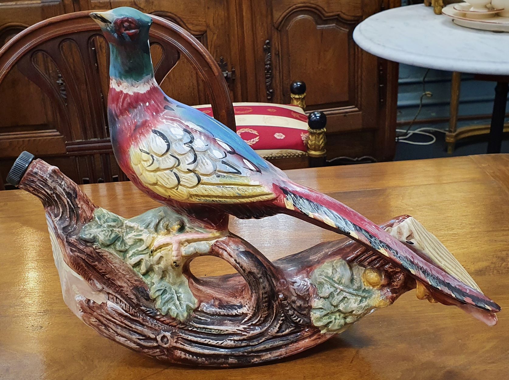 An Italian Majolica Decanter